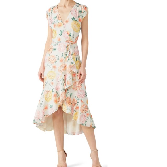 Yumi Kim Dresses & Skirts - Yumi Kim Santorini Feminine Floral Wrap Dress